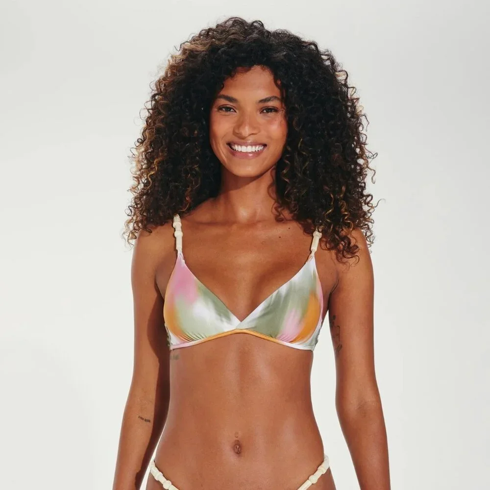 NWt Vix Multi Duala Zene Kira Bikini Top Size XL